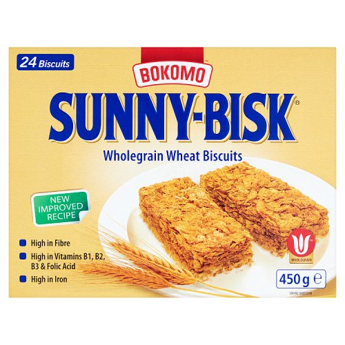Bokomo Sunnybisk (known as Weet-bix in SA) 24 biscuits 450g