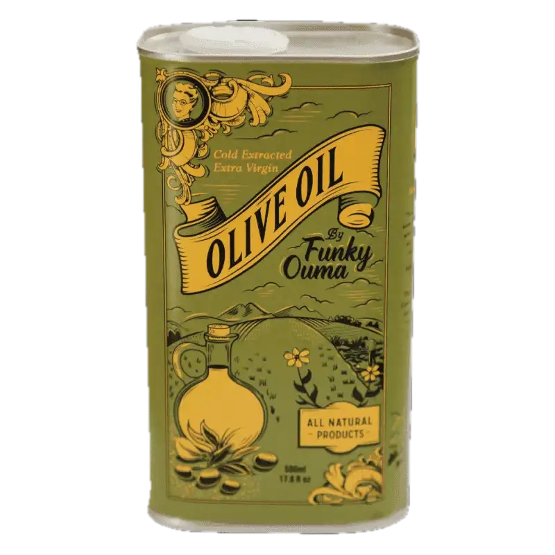 Funky Ouma Olive Oil Tin, 250ml