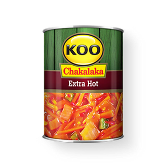 Koo Chakalaka Extra Hot 410g can