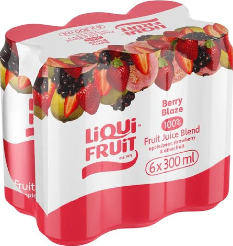 Liquifruit Berry Blaze cans (6pk)