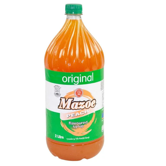Mazoe Peach Cordial 2L bottle