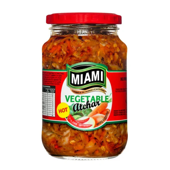 Miami Hot Vegetable Atchar 410ml jar