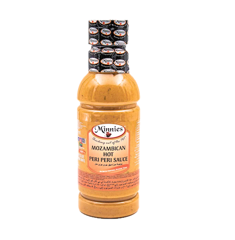 Minnies Mozambican Hot Peri Peri Sauce 450g