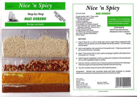 Nice N Spicy Nasi Goreng Curry Spice 50g