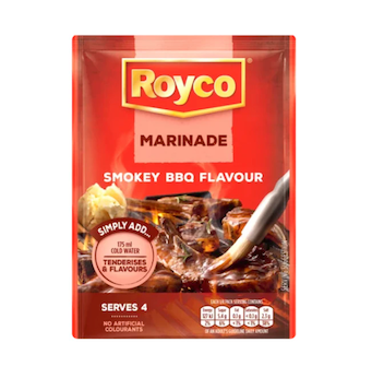 Royco Smokey BBQ Marinade, 50g