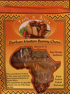 Taste of Africa Durban Mutton Bunny Chow Spice 60g