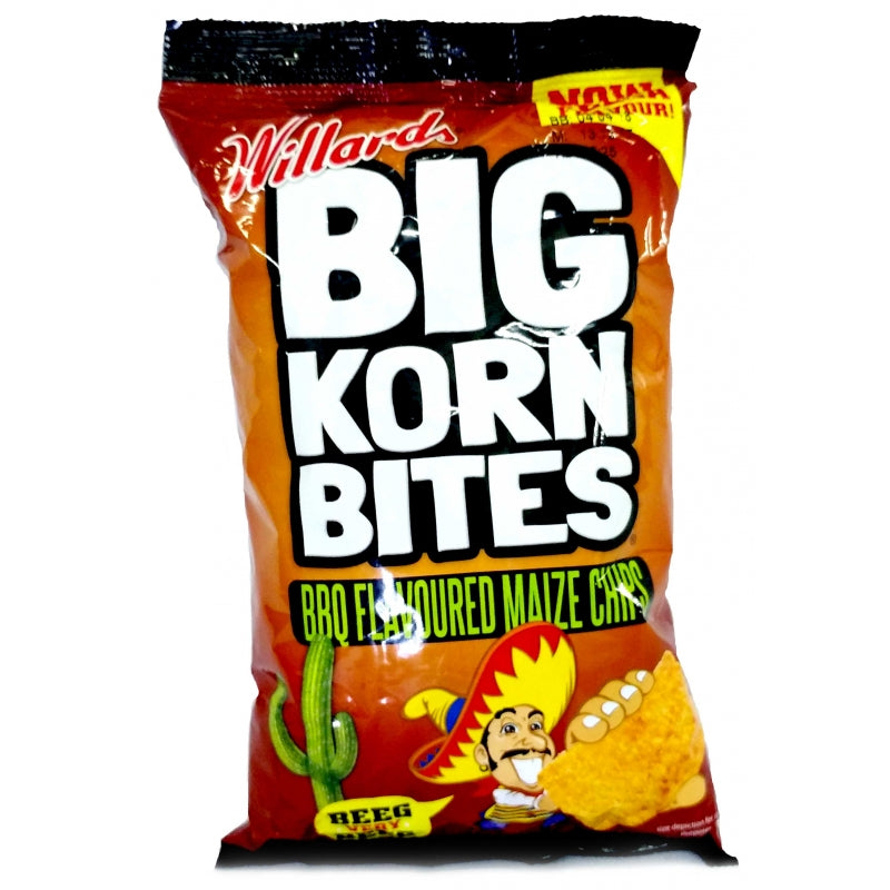 Willards BBQ Big Korn Bites 120g
