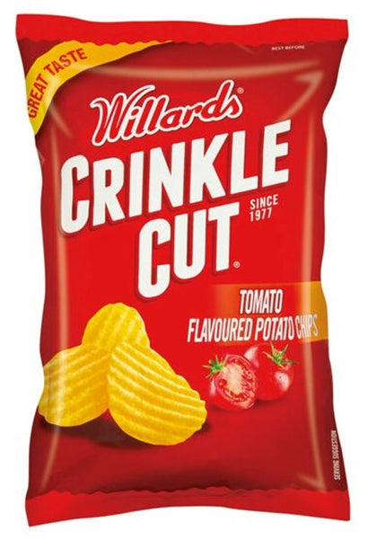 Willards Tomato Crinkle Cuts 120g