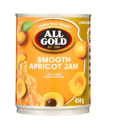 All Gold Smooth Apricot Jam can