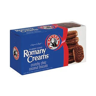 Bakers Romany Creams Choc Biscuits 200g