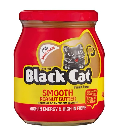 Black Cat Smooth Peanut Butter 410g