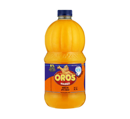 Brookes Oros Mango and Apple 2L bottle