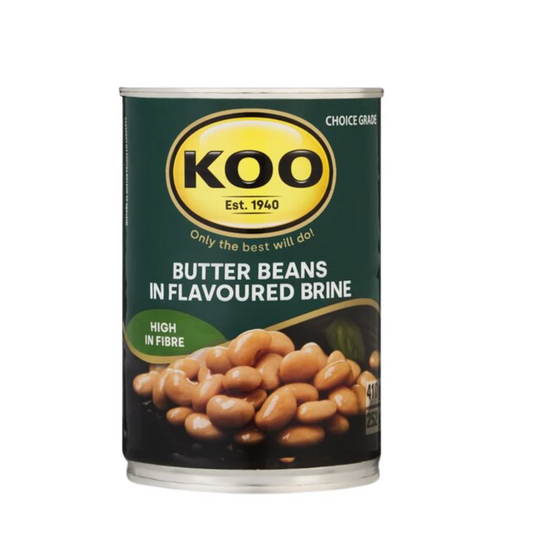 Koo Butter Beans 410g can