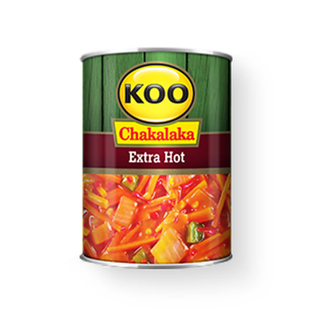Koo Chakalaka Extra Hot 410g can