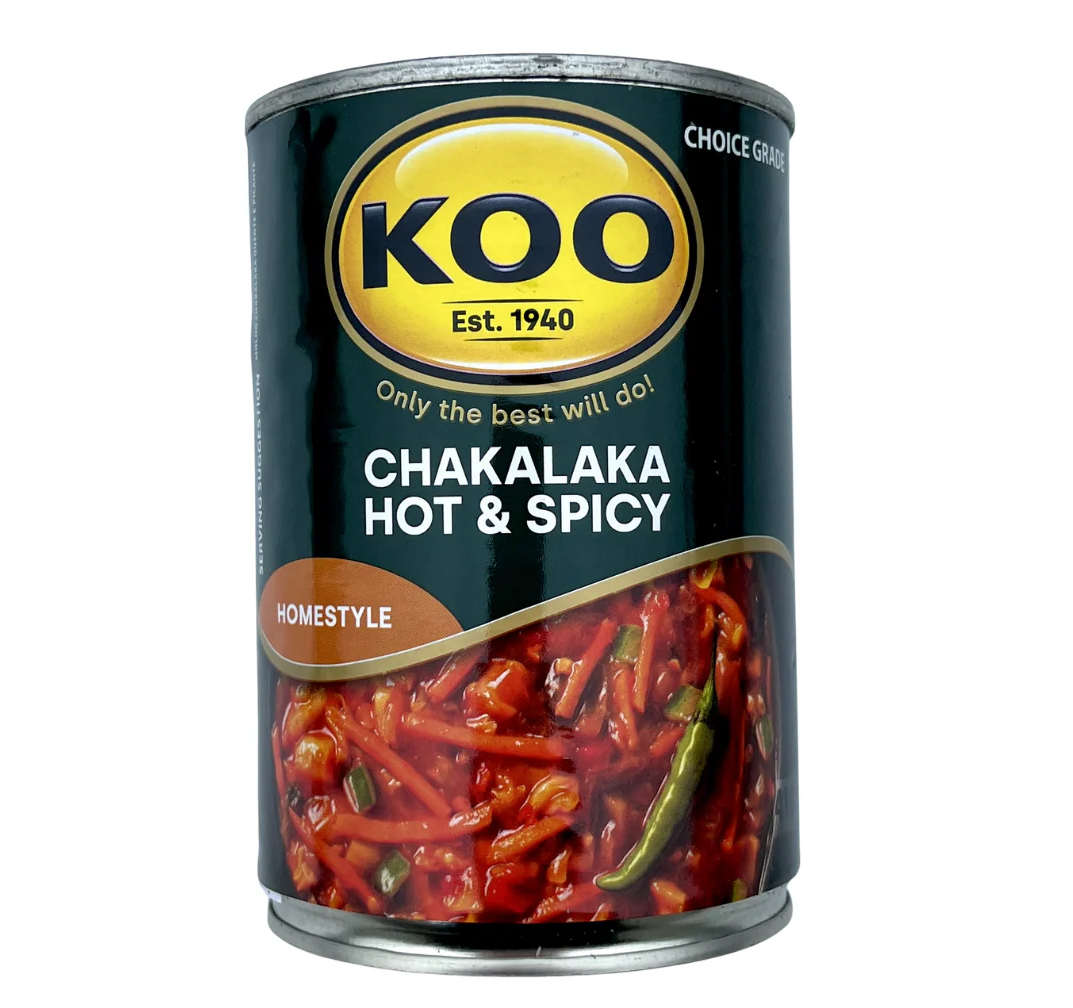 Koo Chakalaka Hot & Spicy 410g can
