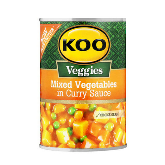 Koo Mixed Vegetables in Curry 410g can