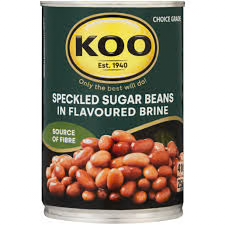 Koo Speckled Sugar Beans in Flavoured Brine 410g can
