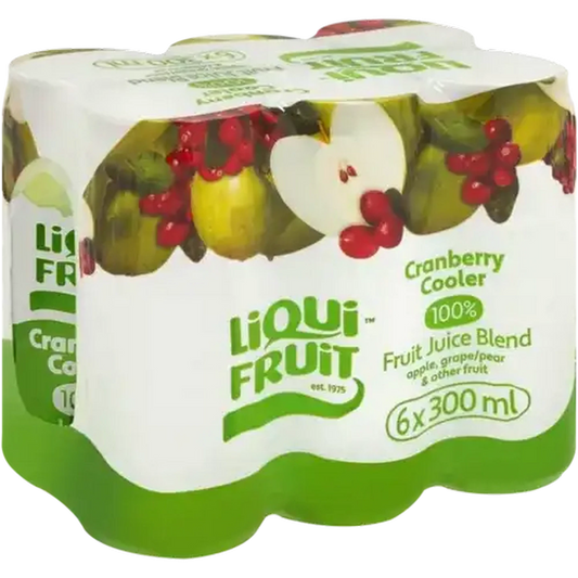 Liquifruit Cranberry Cooler cans (6pk)