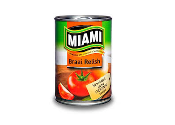 Miami Braai Relish 410ml can