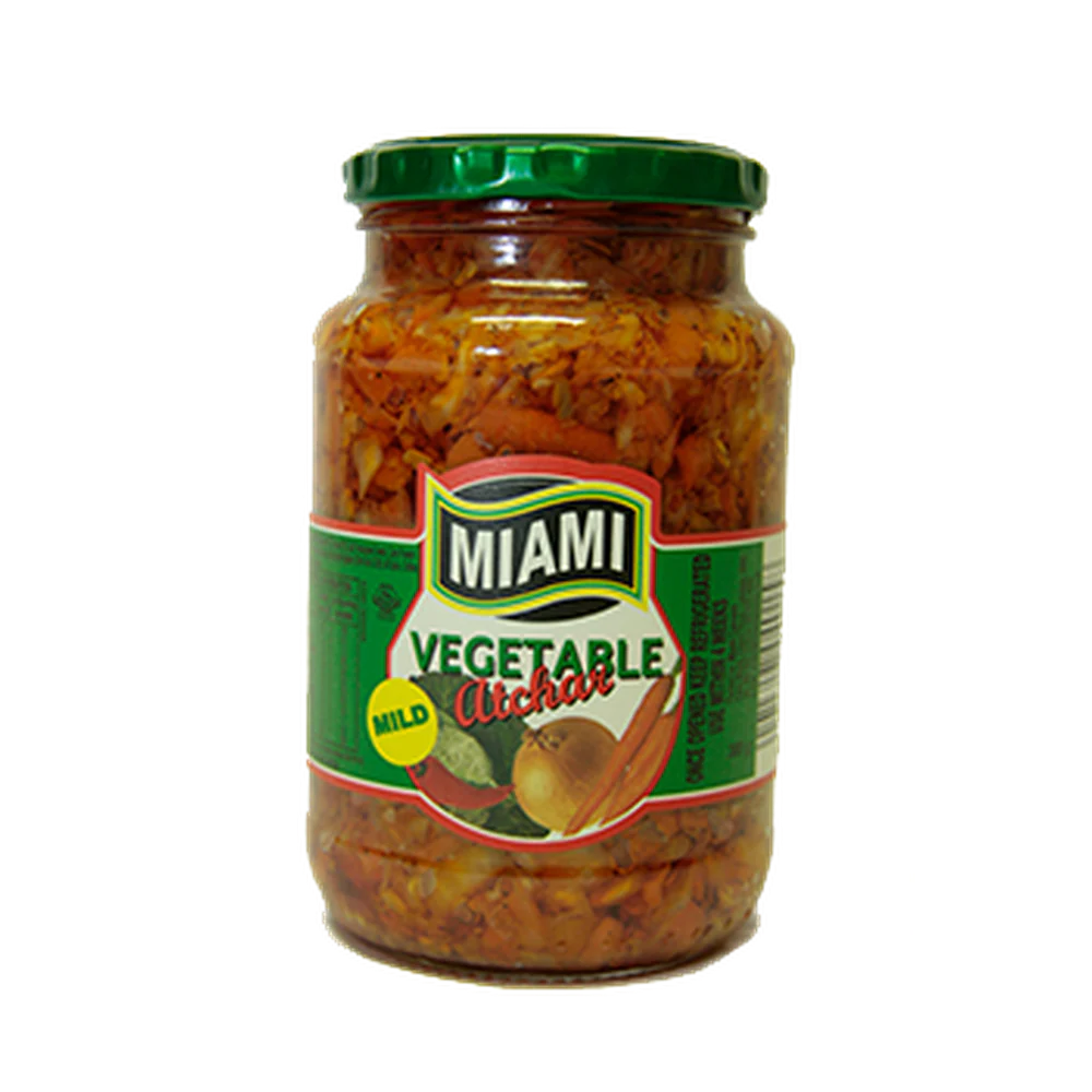 Miami Mild Vegetable Atchar 410ml jar