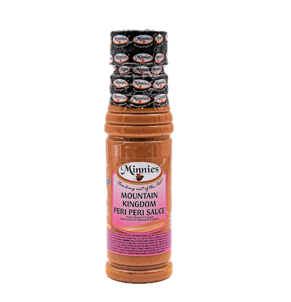 Minnies Mountain Kingdom Peri Peri Sauce 450g