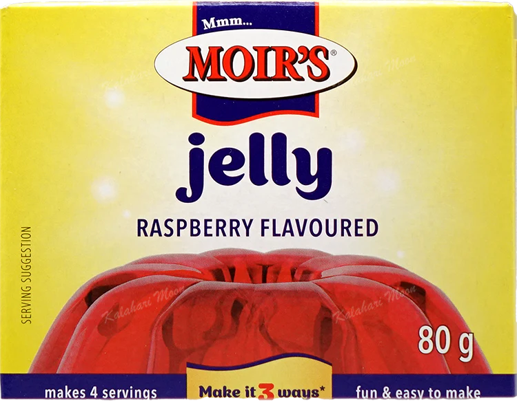 Moirs Jelly Raspberry 80g