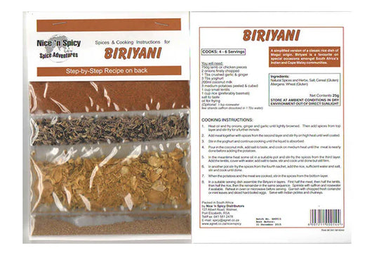 Nice N Spicy Biriyani Curry Spice 50g
