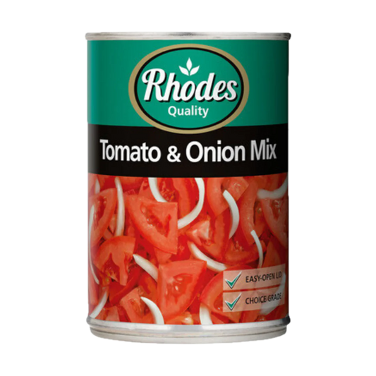 Rhodes Tomato and Onion Mix 410g can