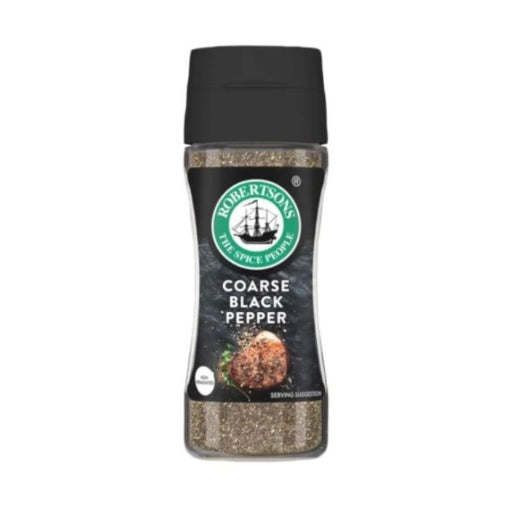 Robertsons Coarse Black Pepper 52g bottle