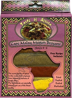 Taste of Africa Cape Malay Mutton Breyani Spice 60g