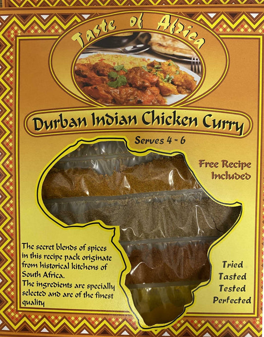 Taste of Africa Durban Indian Chicken Curry Spice 60g