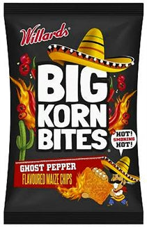 Willards Ghost Pepper Big Korn Bites 120g